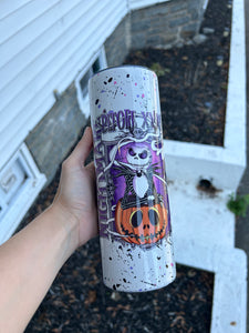 Nightmare 20oz Tumbler, Halloween Tumbler