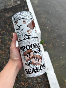 Spooky Season Smores Tumbler, 20oz Tumbler, Halloween Tumbler