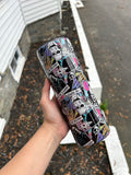 PASTEL HORROR TAROT CARDS TUMBLER, ￼ 20OZ TUMBLER, HALLOWEEN TUMBLER