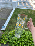 Lemon 40oz Clear Glass Tumbler With Handle