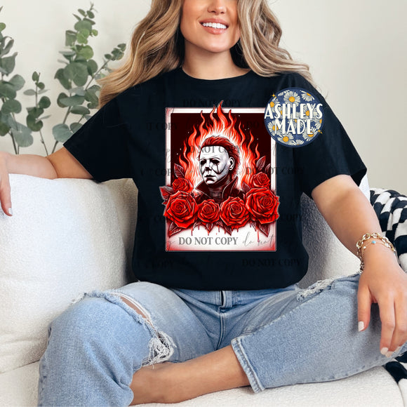 Horror Roses M T Shirt