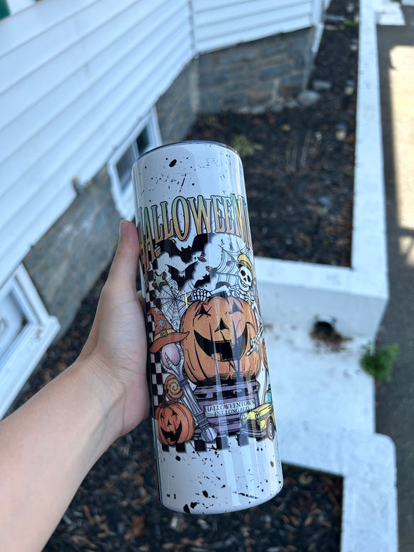 Halloweentown Tumbler, 20oz Tumbler, Halloween Tumbler