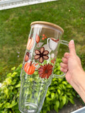 Cozy Season 40oz Clear Glass Tumbler