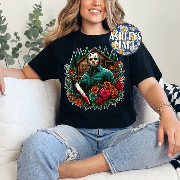 Horror Floral J Shirt