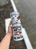 Spooky Season Smores Tumbler, 20oz Tumbler, Halloween Tumbler